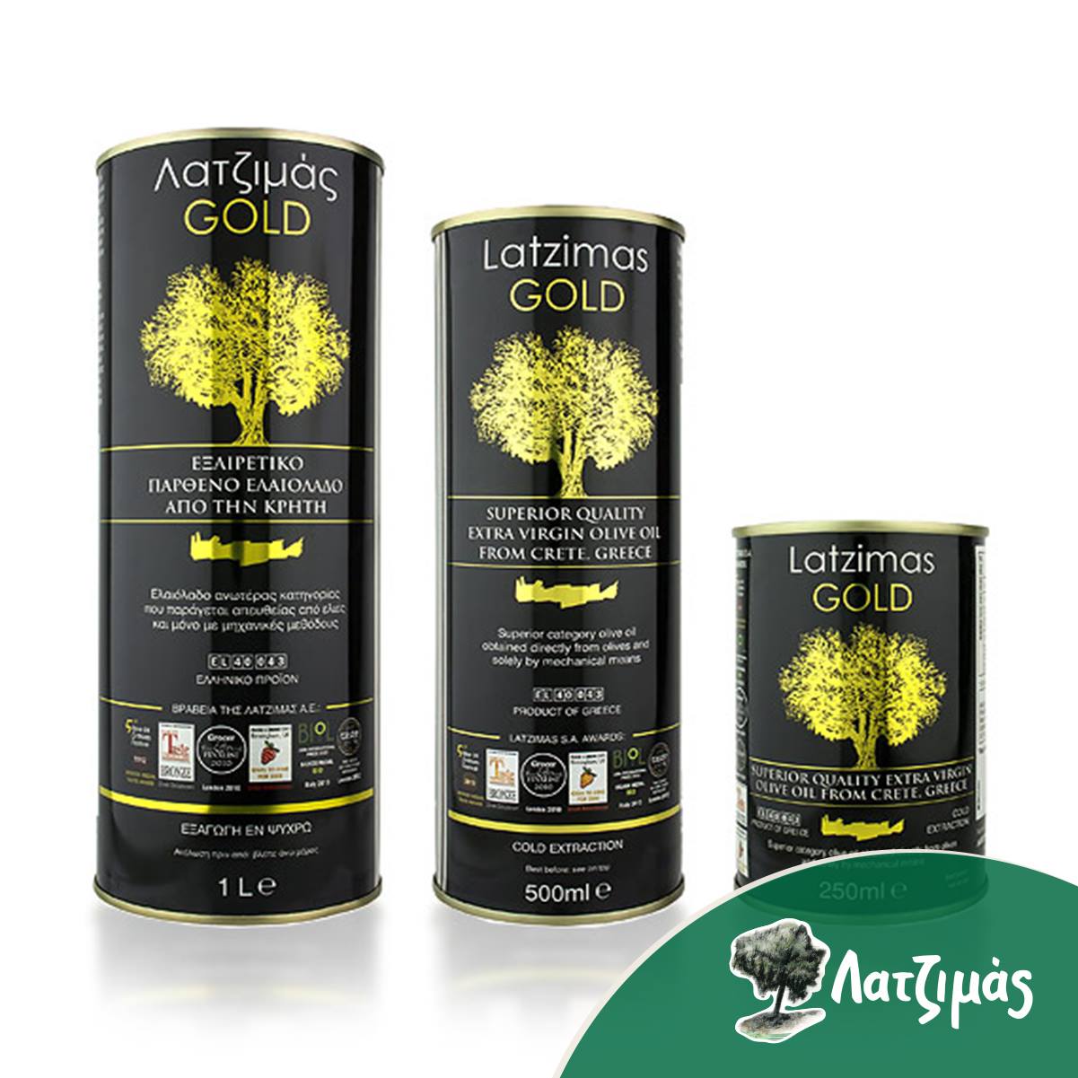 Latzimas Kréta GOLD Extra panenský olivový olej